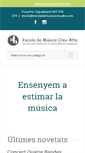 Mobile Screenshot of escolademusicacreualta.com